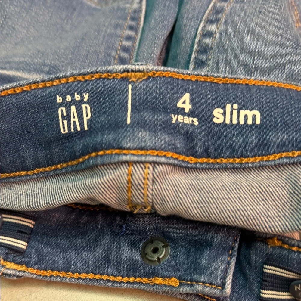 GAP 4 boys slim Medium Blue Denim Jeans NWT